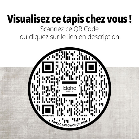 Tapis Essence IDAHO - QR Code réalité augmentée I Axodeco.fr