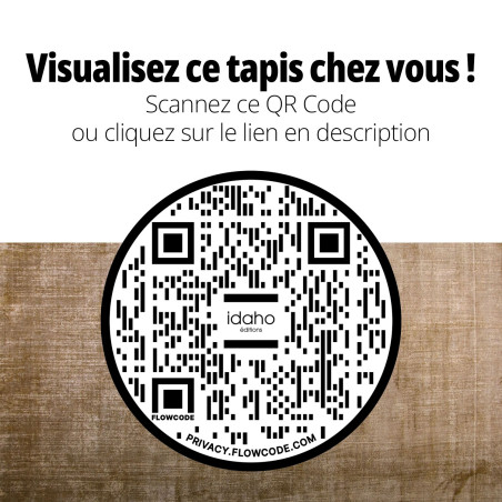 Tapis Essence IDAHO - QR Code réalité augmentée I Axodeco.fr