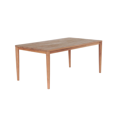 Table outdoor en teck Anais CASTLE LINE coloris Teck naturel, longueur 220cm I Axodeco.fr