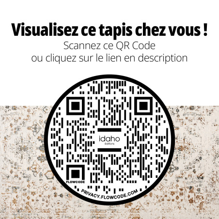 Tapis Amman Idaho - QR code réalité augmentée I Axodeco.fr