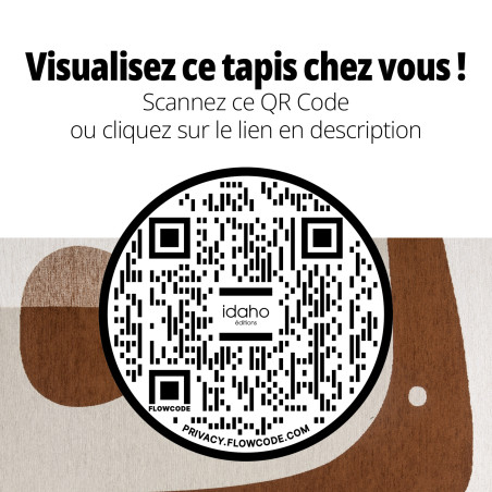 Tapis Barcelone Idaho - QR code réalité augmentée I Axodeco.fr