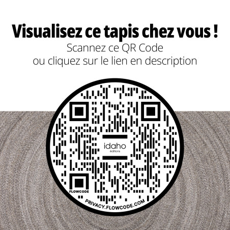 Tapis Benares Idaho - QR code réalité augmentée I Axodeco.fr