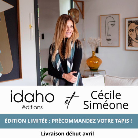 Tapis Toffee IDAHO I Collaboration Cécile Siméone I Axodeco.fr