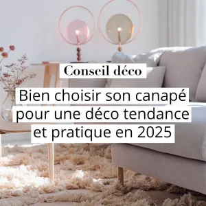 🛋 Bien choisir son canapé : les clés pour un salon tendance et pratique en 2025 ! ✨

Le canapé est la pièce maîtresse du salon, autant le...