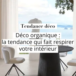 Envie d’un intérieur qui respire, chaleureux et en harmonie avec la nature ? 🌿✨

Le style organique s’impose comme LA tendance déco 2025 :...