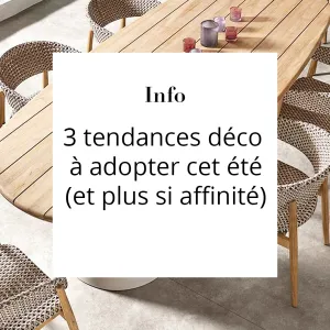 🌿 3 tendances déco à adopter en août ! ☀️✨
 Besoin d’un vent de fraîcheur dans votre intérieur ? Voici les styles qui font vibrer...