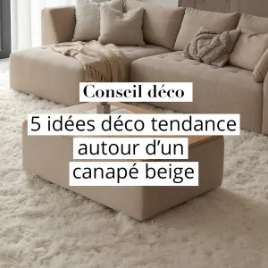 ✨ 5 idées déco pour sublimer un canapé beige ✨

Sobre et élégant, le canapé beige est une base idéale pour exprimer votre style...