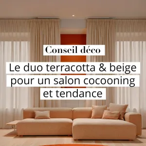 ✨ Terracotta & beige : le duo cocooning qui réchauffe votre salon ✨

Élégant, naturel et plein de douceur, le mélange terracotta et beige...