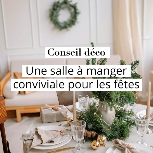 🎄🕯️ Comment agencer sa salle à manger pour les repas de fin d’année ?

Matières naturelles, lumière douce et mobilier bien choisi... Galerie Instagram