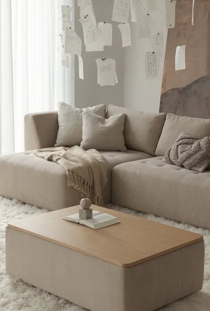 5 idées déco tendance autour d’un canapé beige